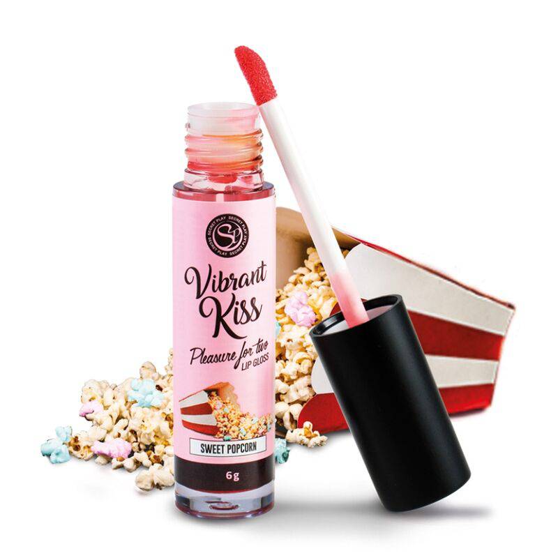 SECRETPLAY - BRILHO LABIAL VIBRANTE BEIJO DOCE PIPOCA
