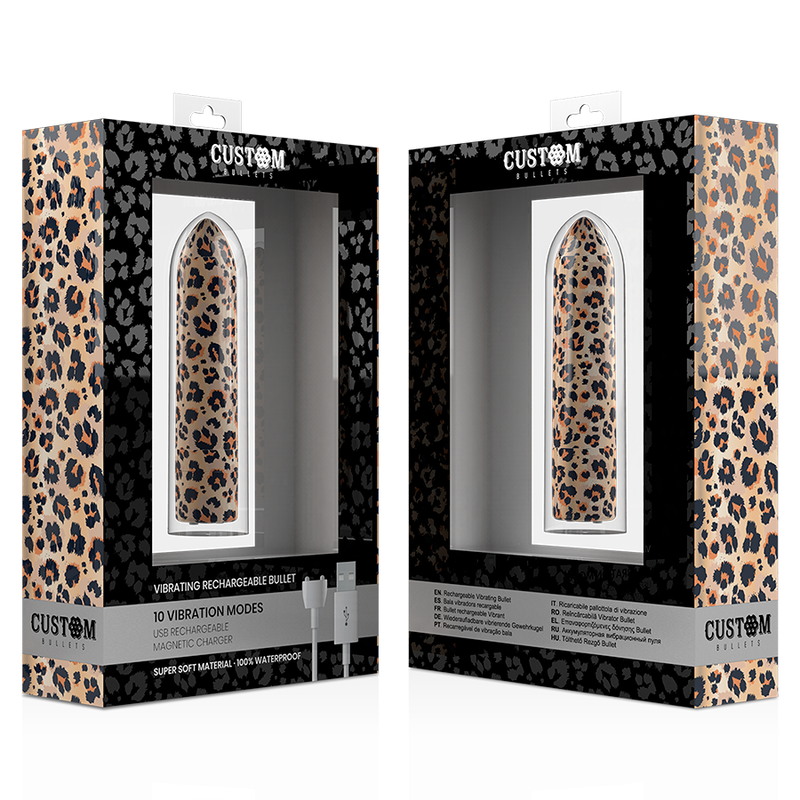 BALAS PERSONALIZADAS - LEOPARD MAGNÉTICO 10 INTENSIDADES