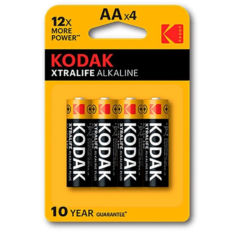 KODAK - PILHAS ALCALINAS XTRALIFE AA LR6 BLISTER * 4