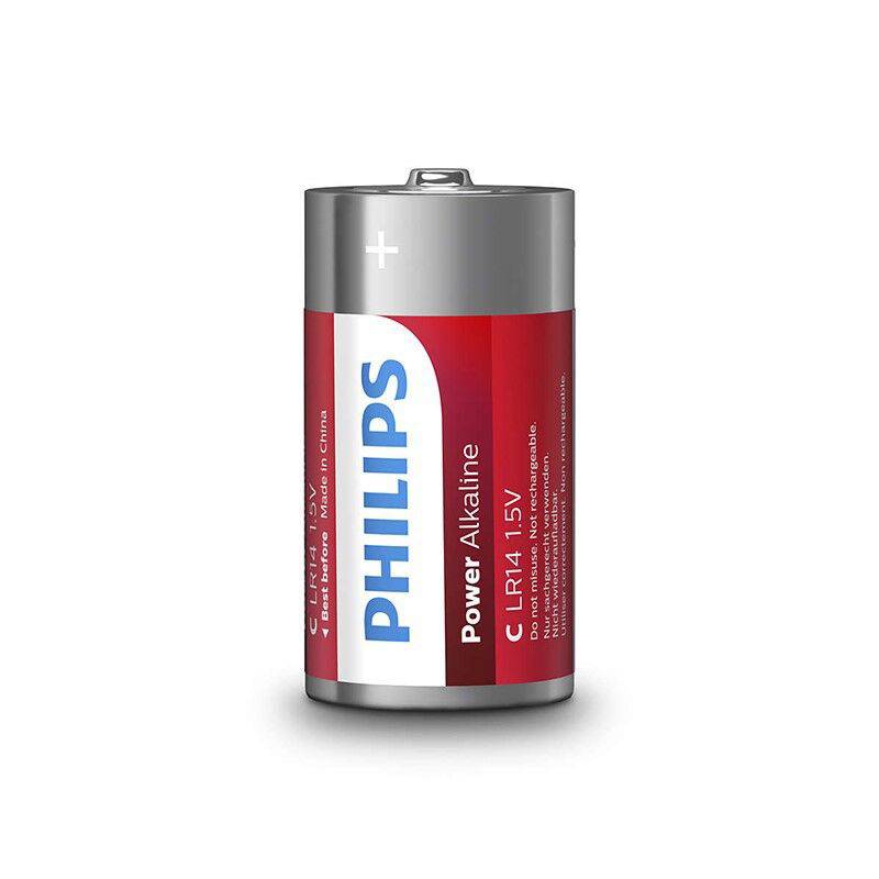 PHILIPS - PILAS DE ENERGÍA PILA C LR14 PAQUETE DE 2
