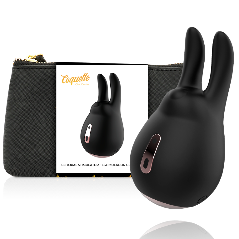 COQUETTE CHIC DESIRE - ESTIMULADOR CLITÓRICO PRETO / DOURADO