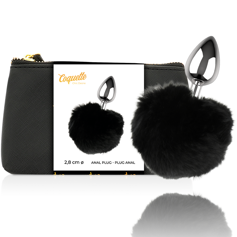 COQUETTE CHIC DESIRE - PLUG ANAL DE METAL TAMANHO L 2,8 X 4,1 CM