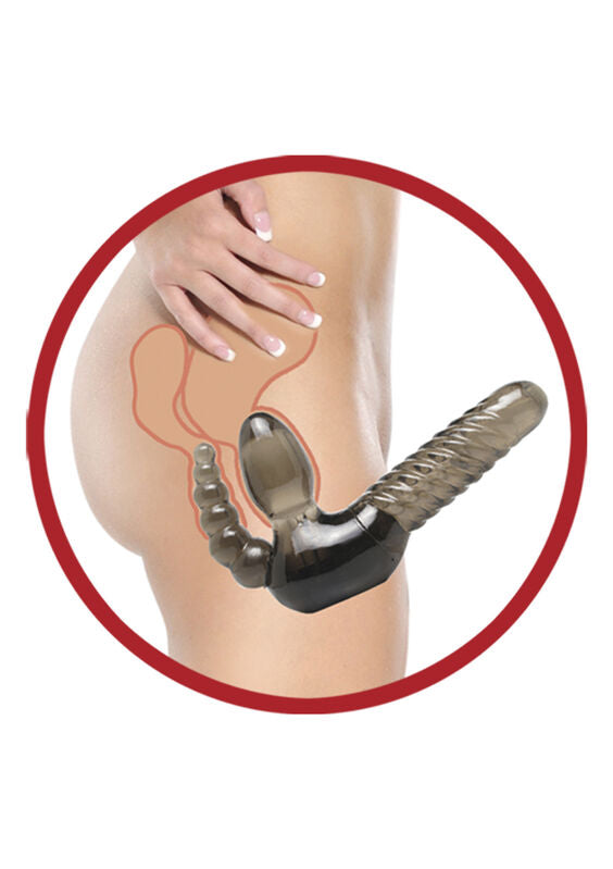 SÉRIE FETISH FANTASY - SÉRIE STRAP-ON SEM ALÇAS COM ESTIMULADOR ANAL