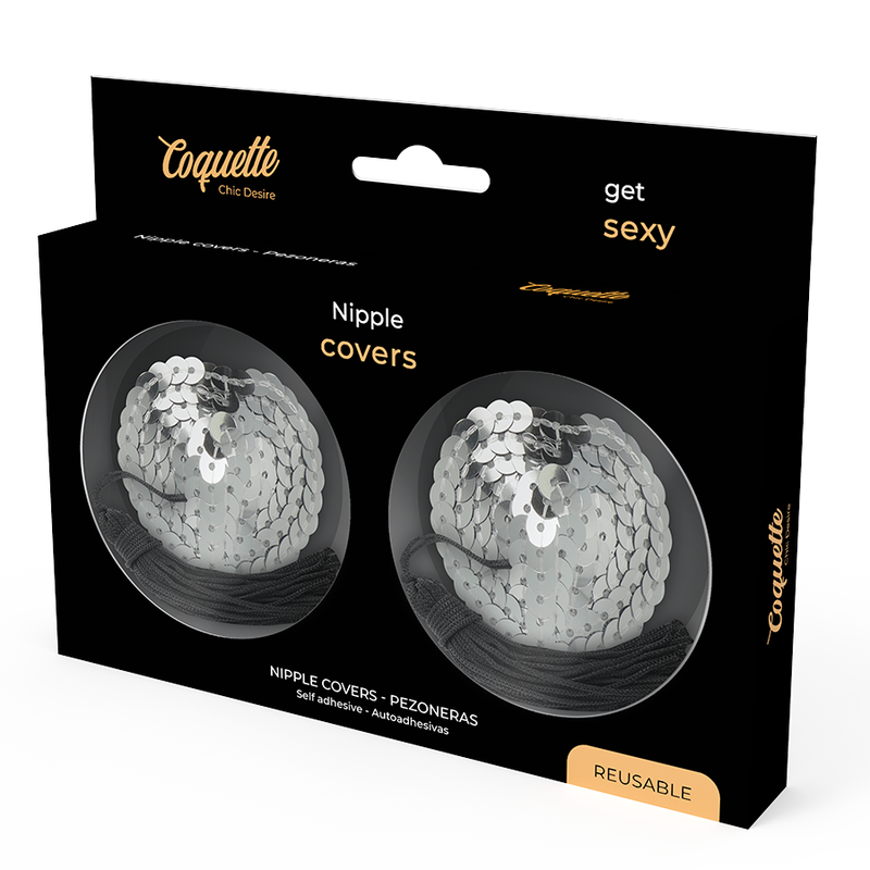 COQUETTE CHIC DESIRE - CAPAS PARA MAMILOS PRATA