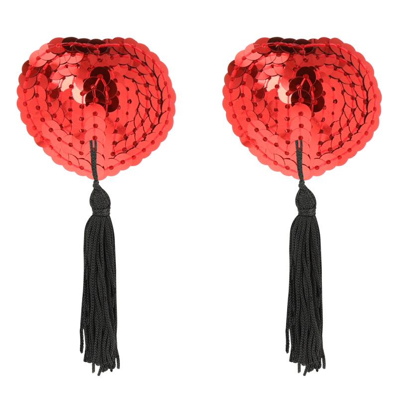 COQUETTE CHIC DESIRE - TAMPAS DE MAMILOS VERMELHAS