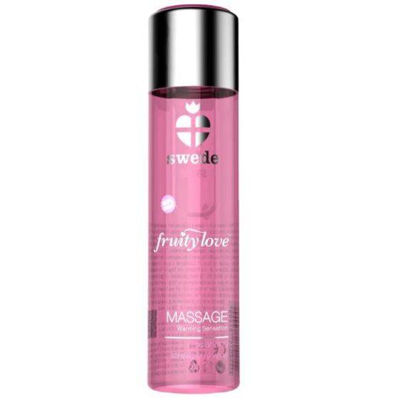 SWEDE - ÓLEO FRUITY LOVE COM EFEITO CALOR MORANGOS COM CHAMPANHE 60 ML