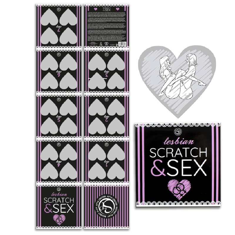 SECRETPLAY - JOGO DE SCRATCH E SEXO PARA CASAIS POSIÇÕES LÉSBICAS (ES/EN/FR/PT/DE)