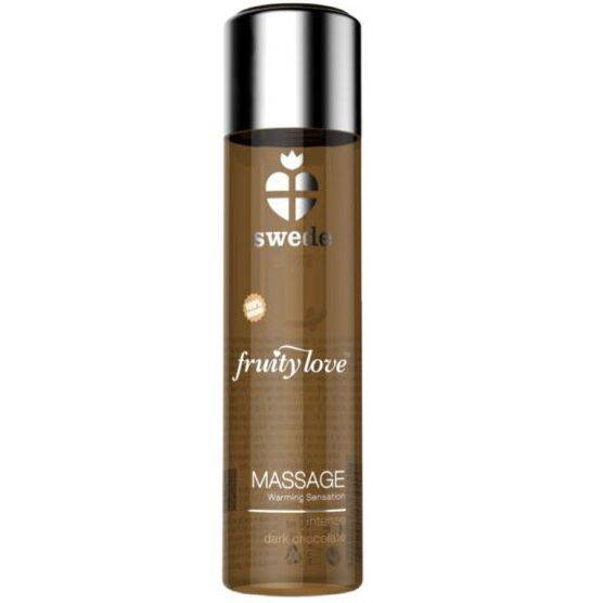 SWEDE - ÓLEO DE MASSAGEM COM EFEITO CALOR E AMOR FRUTADO CHOCOLATE AMARGO INTENSO 60 ML
