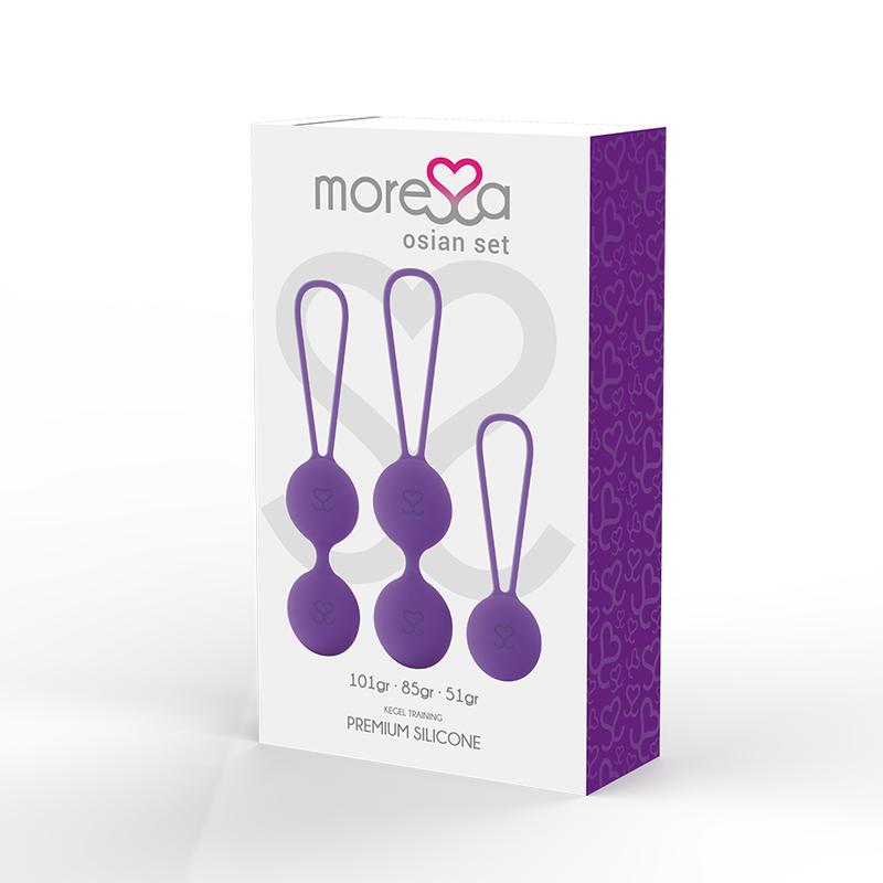 MORESSA - CONJUNTO OSIAN PREMIUM SILICONA LILA