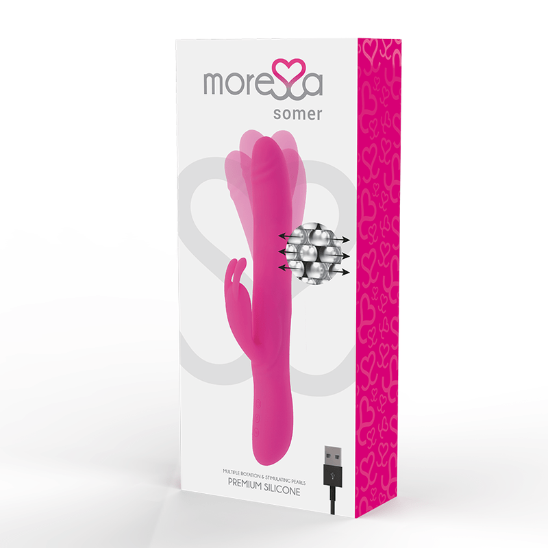 MORESSA - VIBRADOR SOMER PREMIUM COM MÚLTIPLAS ROTAÇÕES