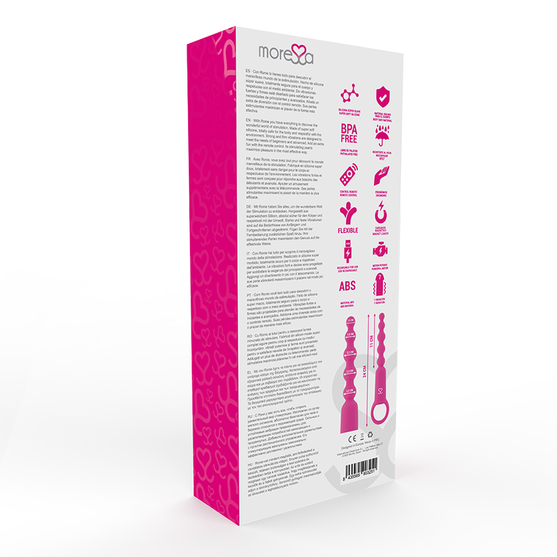 MORESSA - RONIE CONTROLE REMOTO ANAL PRAZER ROSA