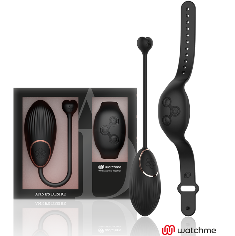 EL DESEO DE ANNE - TECNOLOGÍA DE CONTROL REMOTO DE HUEVO WATCHME NEGRO
