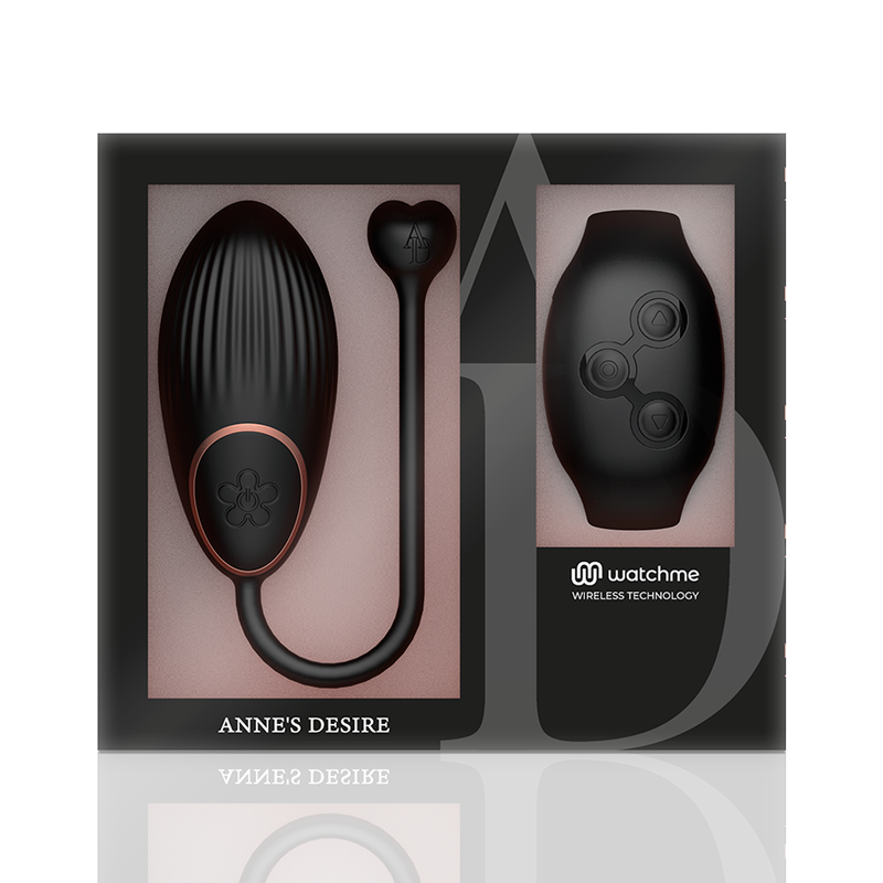 EL DESEO DE ANNE - TECNOLOGÍA DE CONTROL REMOTO DE HUEVO WATCHME NEGRO