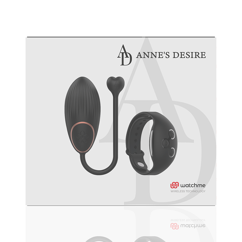 EL DESEO DE ANNE - TECNOLOGÍA DE CONTROL REMOTO DE HUEVO WATCHME NEGRO