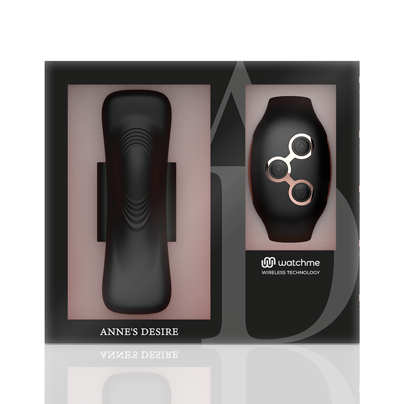 EL DESEO DE ANNE - TECNOLOGÍA DE PLACER DE BRAGUITAS A WATCHME NEGRO/DORADO