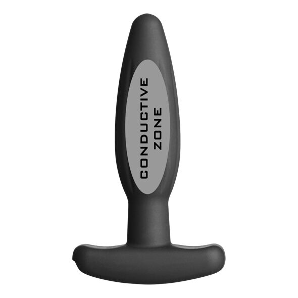 ELECTRASTIM - PLUG ANAL ROCKER PRETO DE SILICONE PEQUENO