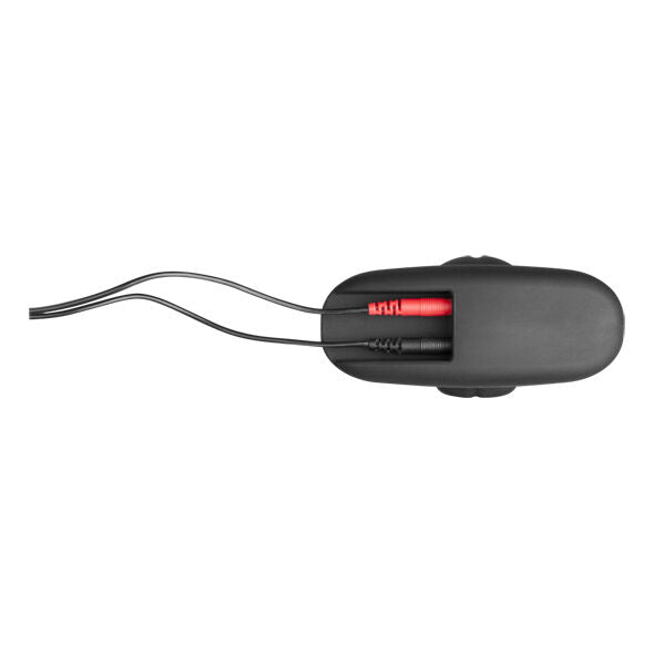 ELECTRASTIM - PLUG ANAL ROCKER PRETO DE SILICONE MÉDIO