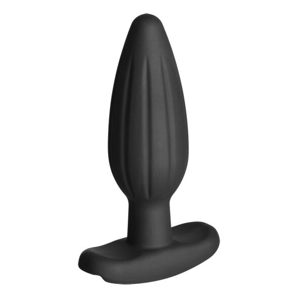 ELECTRASTIM - PLUG ANAL ROCKER PRETO DE SILICONE MÉDIO