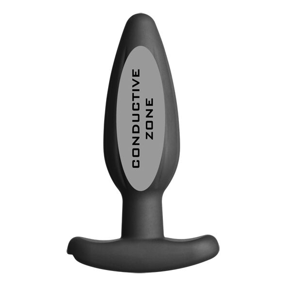 ELECTRASTIM - PLUG ANAL ROCKER PRETO DE SILICONE MÉDIO