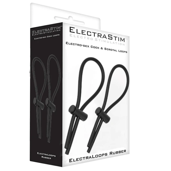 ELECTRASTIM - LAÇOS DE BORRACHA AJUSTÁVEIS PARA GALO E ESCROTAL
