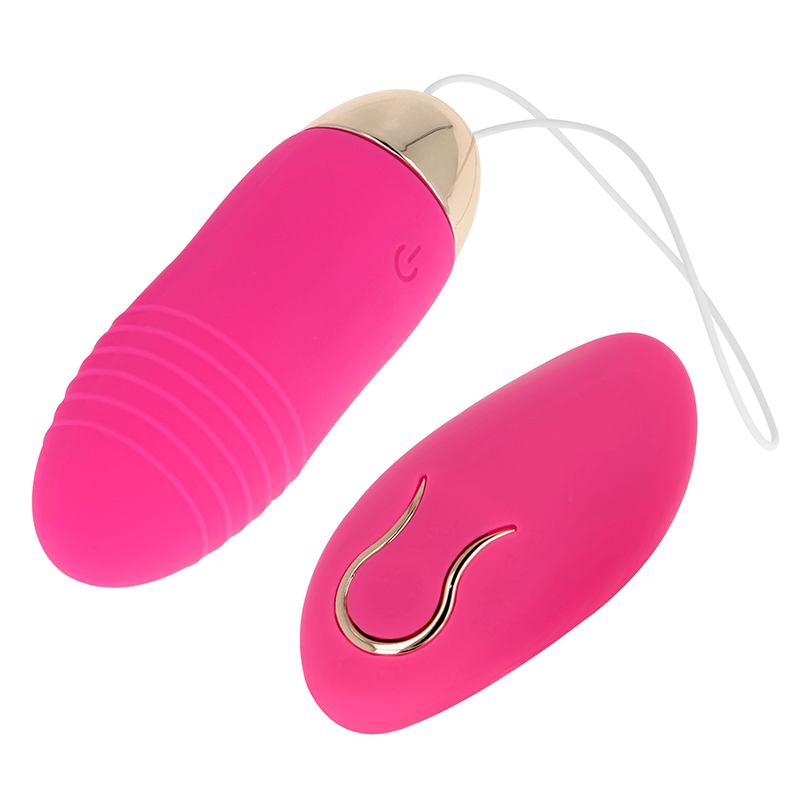 OHMAMA - OVO VIBRANTE COM CONTROLE REMOTO 10 VELOCIDADES ROSA