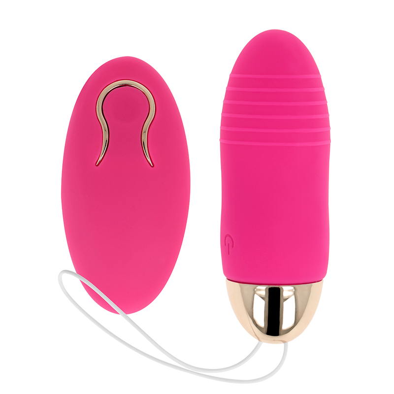 OHMAMA - OVO VIBRANTE COM CONTROLE REMOTO 10 VELOCIDADES ROSA