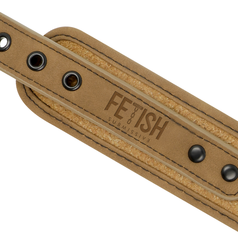 FETISH SUBMISSIVE ORIGEN - COLAR FORRADO DE NEOPRENE COM CORRENTE