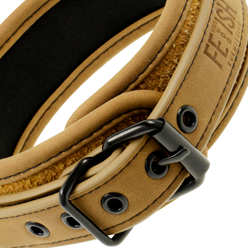 FETISH SUBMISSIVE ORIGEN - COLAR FORRADO DE NEOPRENE COM CORRENTE