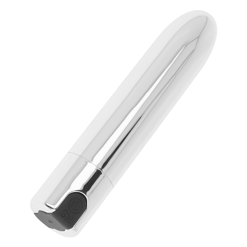 OHMAMA - BALA VIBRATÓRIA DE PRATA 9,5 CM
