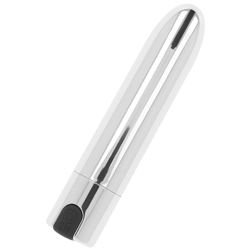 OHMAMA - BALA VIBRATÓRIA DE PRATA 9,5 CM
