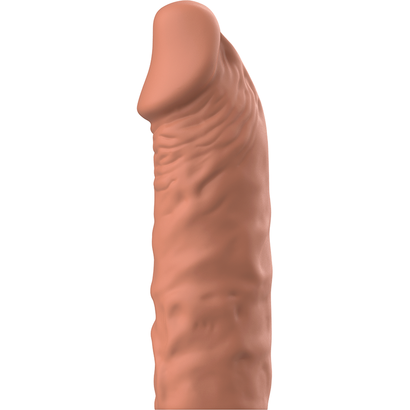 VIRILXL - EXTENSÃO PÊNICA DE SILICONE LÍQUIDO V5 MARROM
