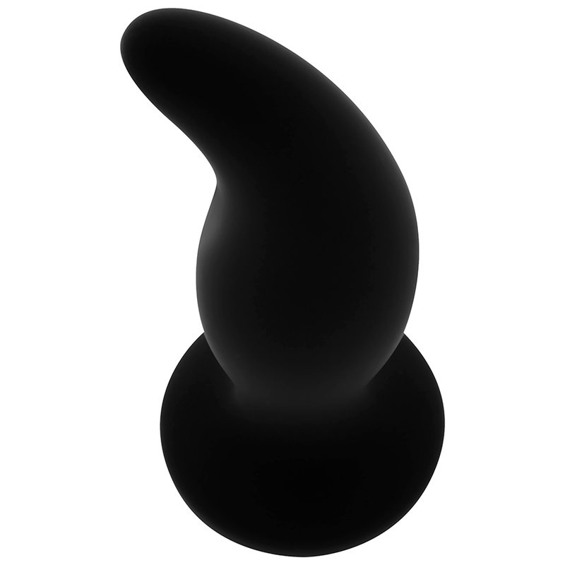 OHMAMA - PLUG ANAL DE SILICONE CURVO P-POINT 12 CM