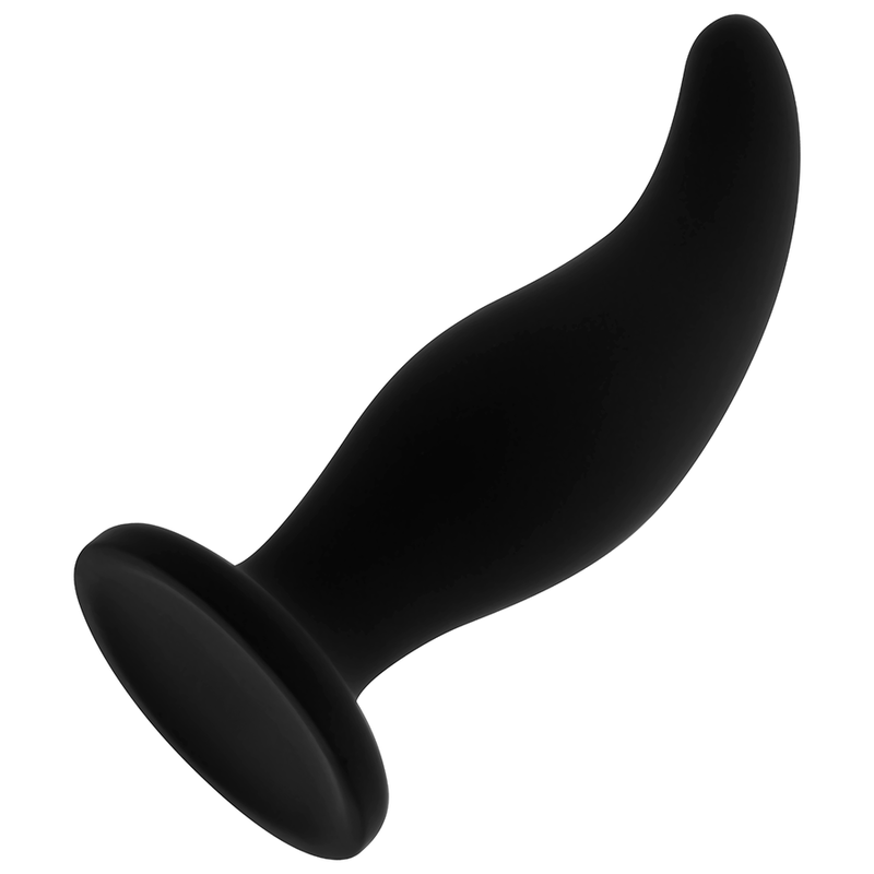 OHMAMA - PLUG ANAL DE SILICONE CURVO P-POINT 12 CM