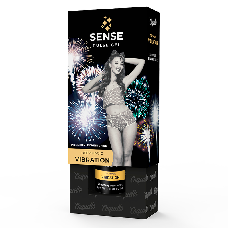 COQUETTE CHIC DESIRE - PULSE GEL MORANGO MÁGICO VIBRAÇÃO PREMIUM 6ML