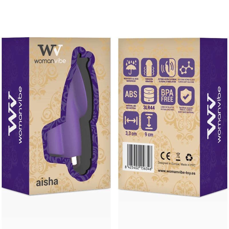 WOMANVIBE - ESTIMULADOR DE SILICONE AISHA DEDO