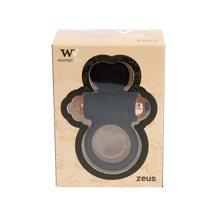 WOMANVIBE - ANEL VIBRADOR DE SILICONE ZEUS - Toys "n" Us