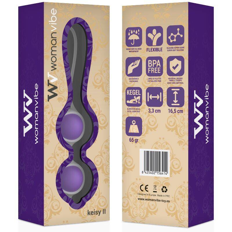 WOMANVIBE - BOLAS DE SILICONE WOMANVIBE KEISY II - Toys "n" Us