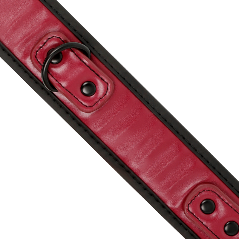 FETICHE SUBMISSIVO QUARTO ESCURO - COLAR DE CORRENTE COM FORRO DE NEOPRENE