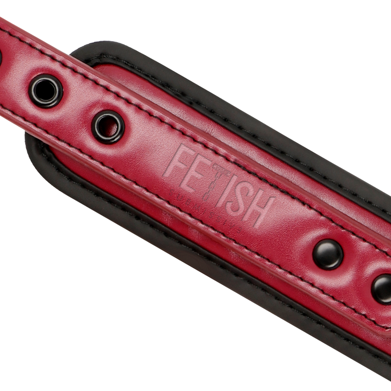 FETICHE SUBMISSIVO QUARTO ESCURO - COLAR DE CORRENTE COM FORRO DE NEOPRENE
