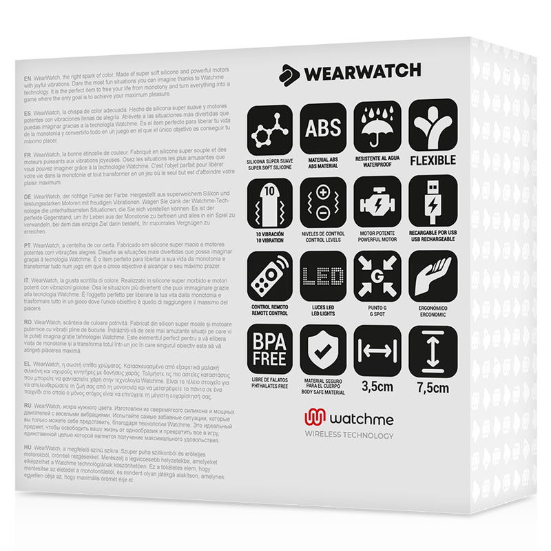 WEARWATCH - WATCHME TECHNOLOGY REMOTE CONTROL SEAWATER EGG / PINK