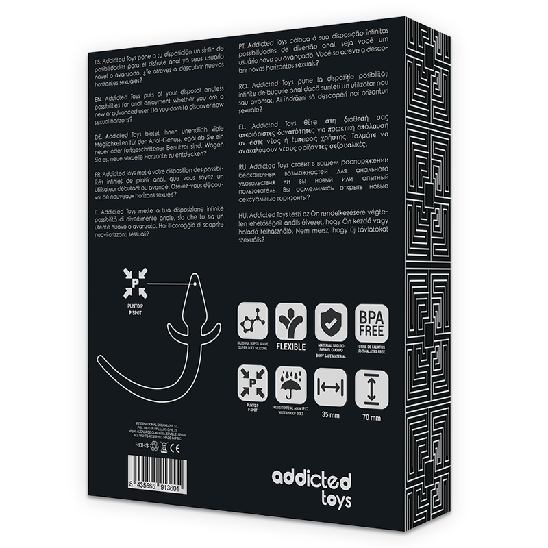 ADDICTED TOYS - PLUG ANAL DE SILICONE PARA FILHOTES