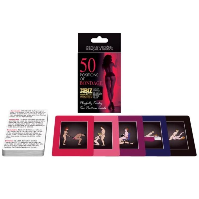 KHEPER GAMES - 50 POSIÇÕES DE CARTAS DE BONDAGE