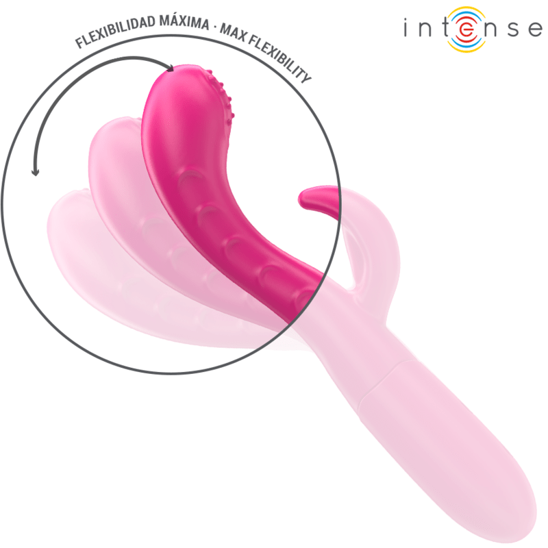 INTENSE - AMARA VIBRATOR WITH STIMULATING TONGUE 10 VIBRATIONS PINK - Toys "n" Us