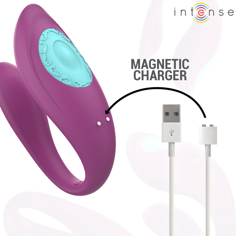 INTENSE - ANNIE U - SHAPED VIBRATOR AND STIMULATOR PURPLE REMOTE CONTROL - Toys "n" Us