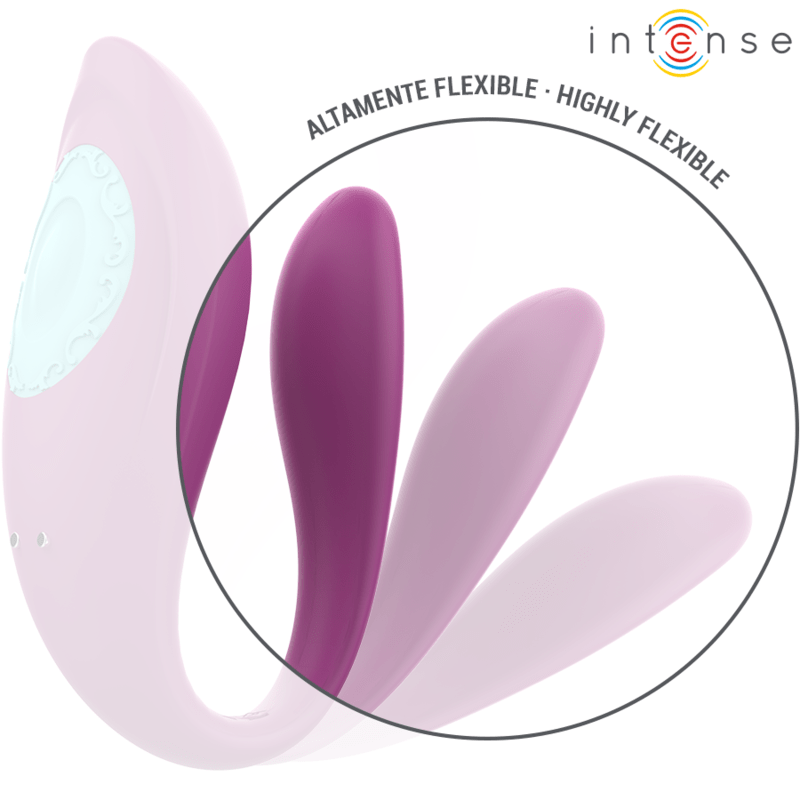 INTENSE - ANNIE U - SHAPED VIBRATOR AND STIMULATOR PURPLE REMOTE CONTROL - Toys "n" Us
