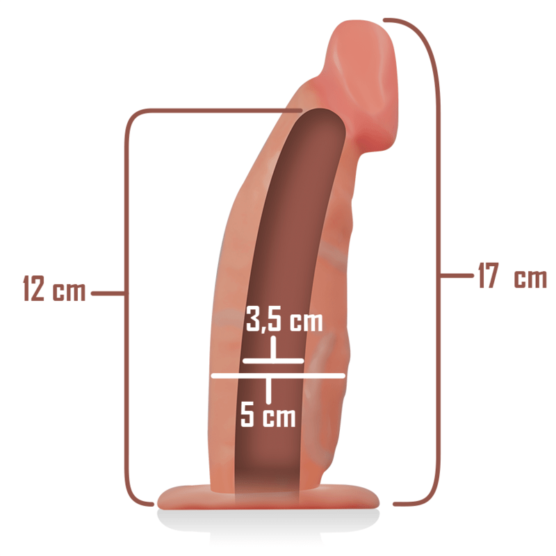 INTENSE - ARNÊS OCO COM DILDO 18 X 3,5 CM - Toys "n" Us