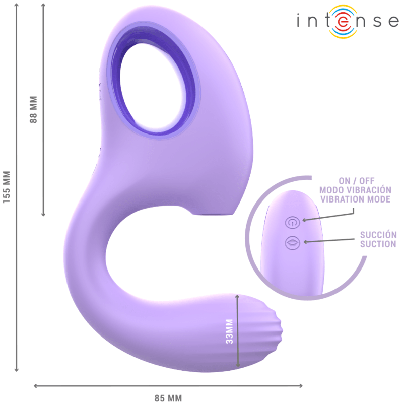 INTENSE - BAXTER VIBRATOR & STIMULATOR VIOLET - Toys "n" Us