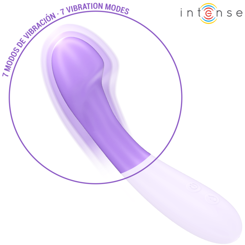 INTENSE - BECKY VIBRATOR 19 CM HEATABLE 7 VIBRATIONS PURPLE - Toys "n" Us