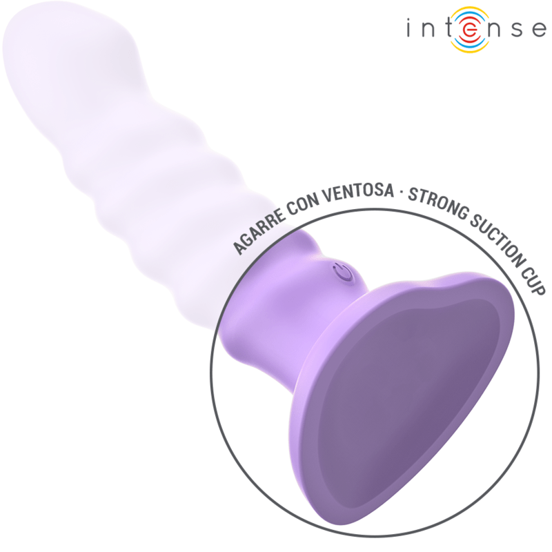 INTENSE - BRENDA VIBRATOR SIZE M SPIRAL DESIGN 10 VIBRATIONS PURPLE REMOTE CONTROL - Toys "n" Us