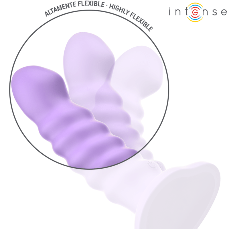 INTENSE - BRENDA VIBRATOR SIZE M SPIRAL DESIGN 10 VIBRATIONS PURPLE REMOTE CONTROL - Toys "n" Us